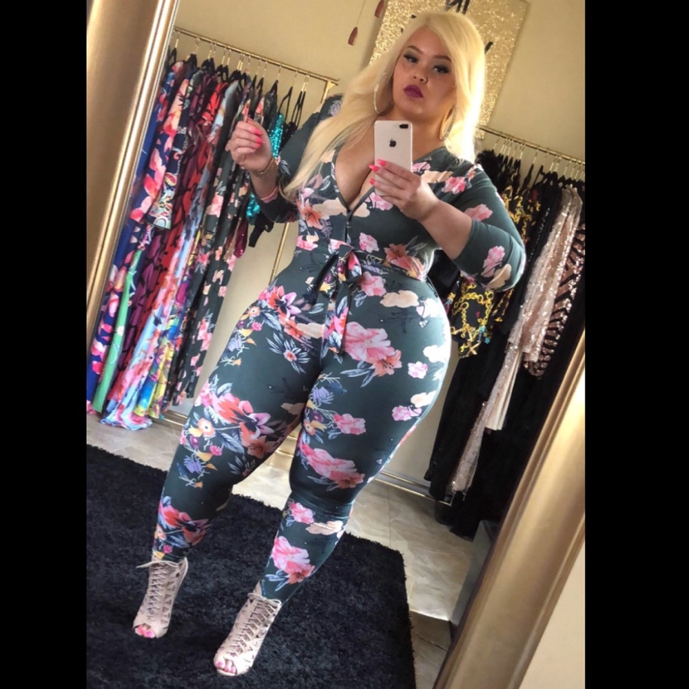 Floral jumpsuit